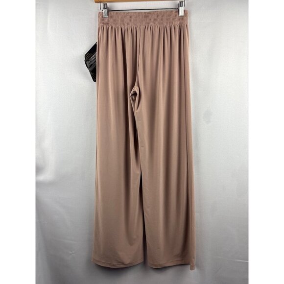 Iman Womens Wide-Leg Palazzo Pants S Short Stretch Polyester/Spandex Made In Jor - Picture 4 of 5
